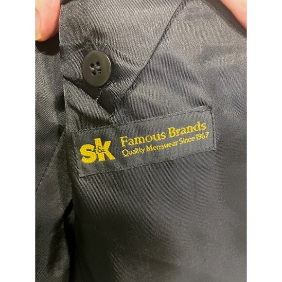 VINTAGE Tweed Sport Coat Mens 40R Brown Gray Herringbone Wool Lambs Wool Blend - Picture 6 of 12